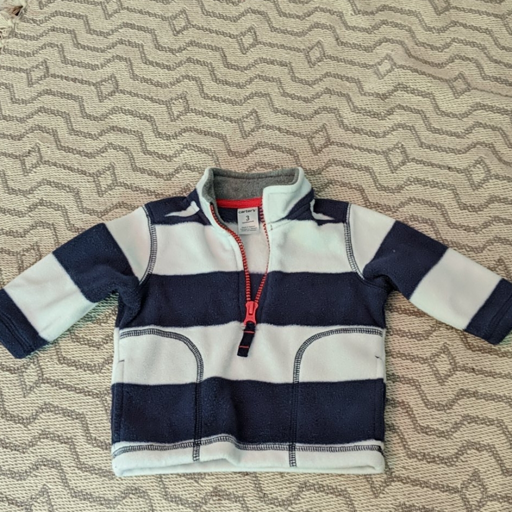 3Month Carters Zip Up Fleas New